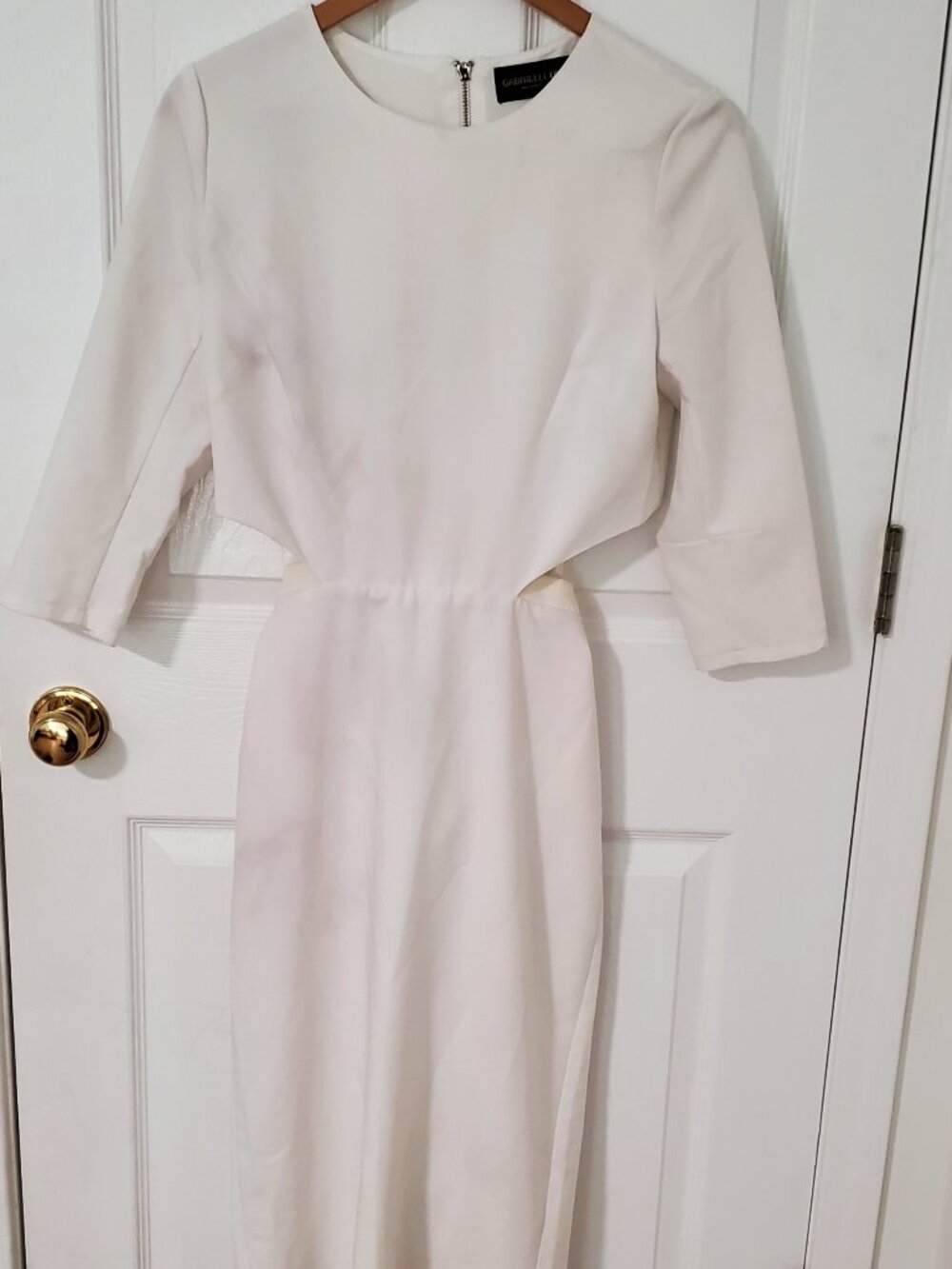 NY&Co x Gabrielle Union White  Pencil Dress